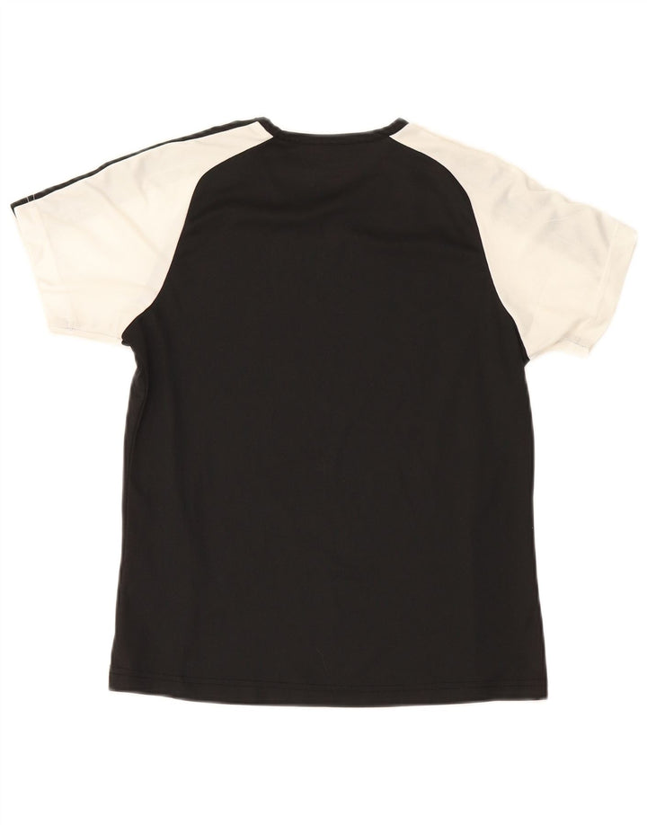 Camiseta feminina Champion UK 12 poliéster colorblock preto médio