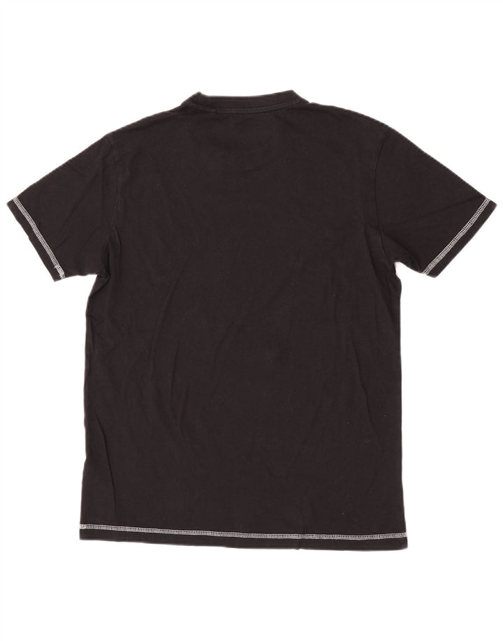 Camiseta masculina Penguin Top médio algodão preto