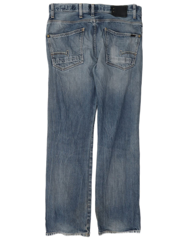 Jeans retos masculinos G-Star W33 L32 algodão azul
