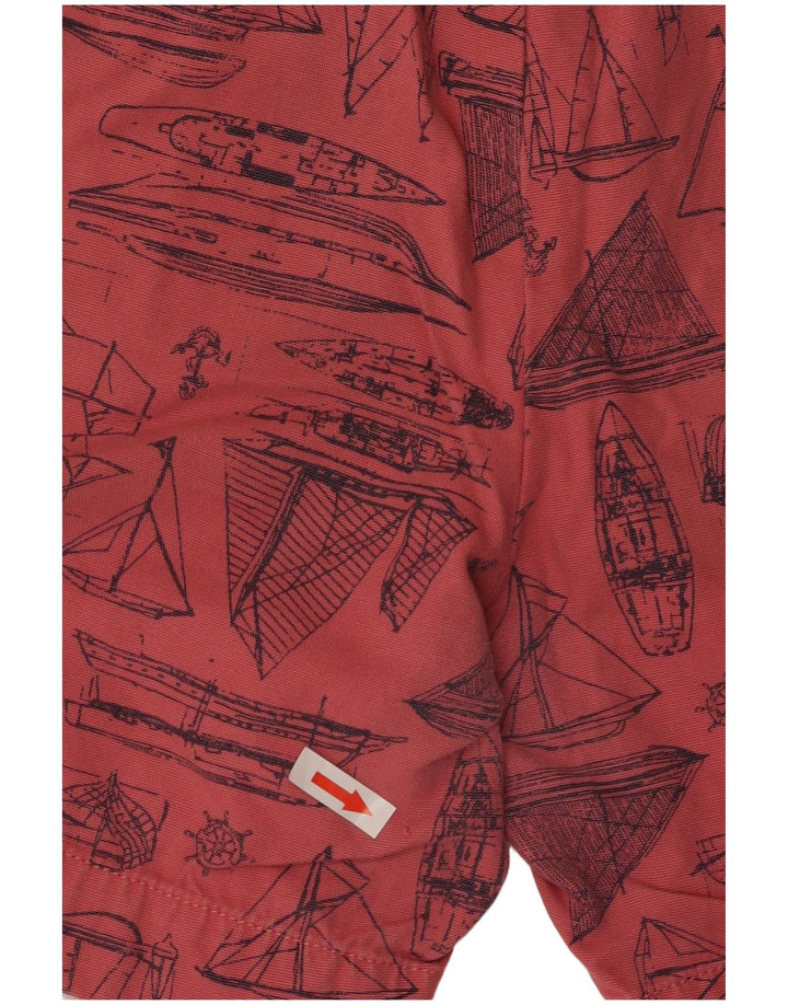 Polo Ralph Lauren Masculino Abstrato Padrão Chino Shorts W33 Médio Algodão Rosa