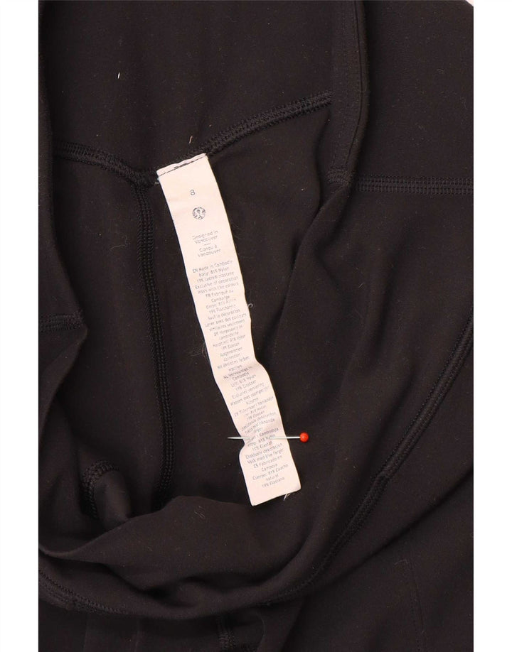 Calça de treino feminina Lululemon Joggers US 8 médio preto nylon