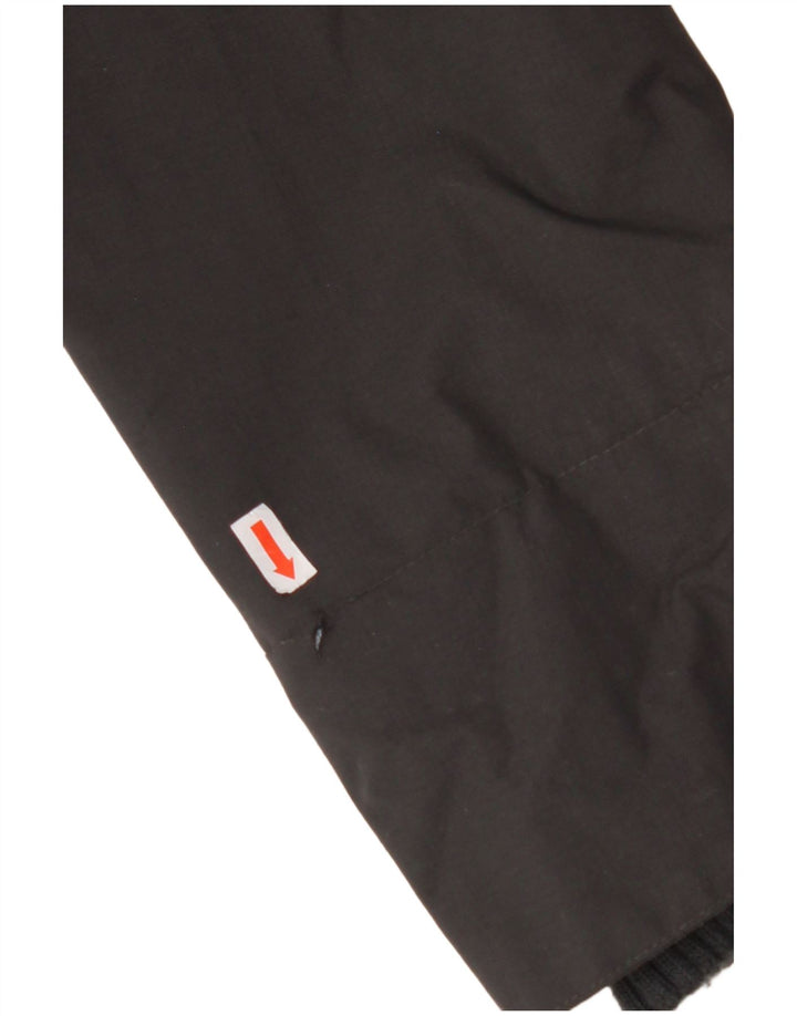 Jaqueta corta-vento feminina SUPERDRY com capuz UK 18 XL preto nylon