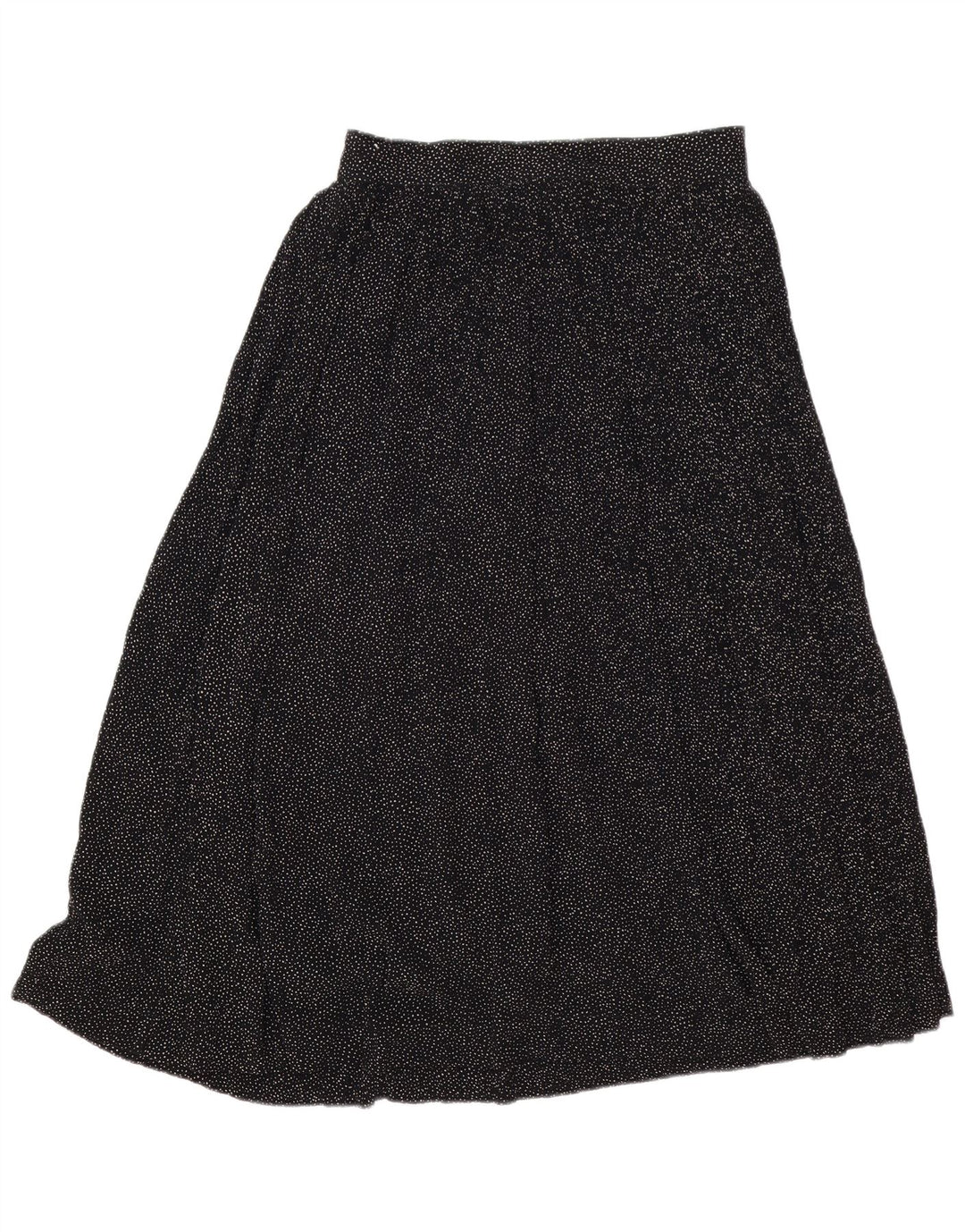 Saia midi feminina Lemon IT 44 médio W30 viscose manchada preta