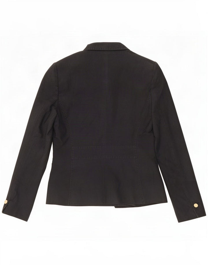 Jaqueta blazer feminina de 1 botão Massimo Dutti UE 40 Azul marinho médio