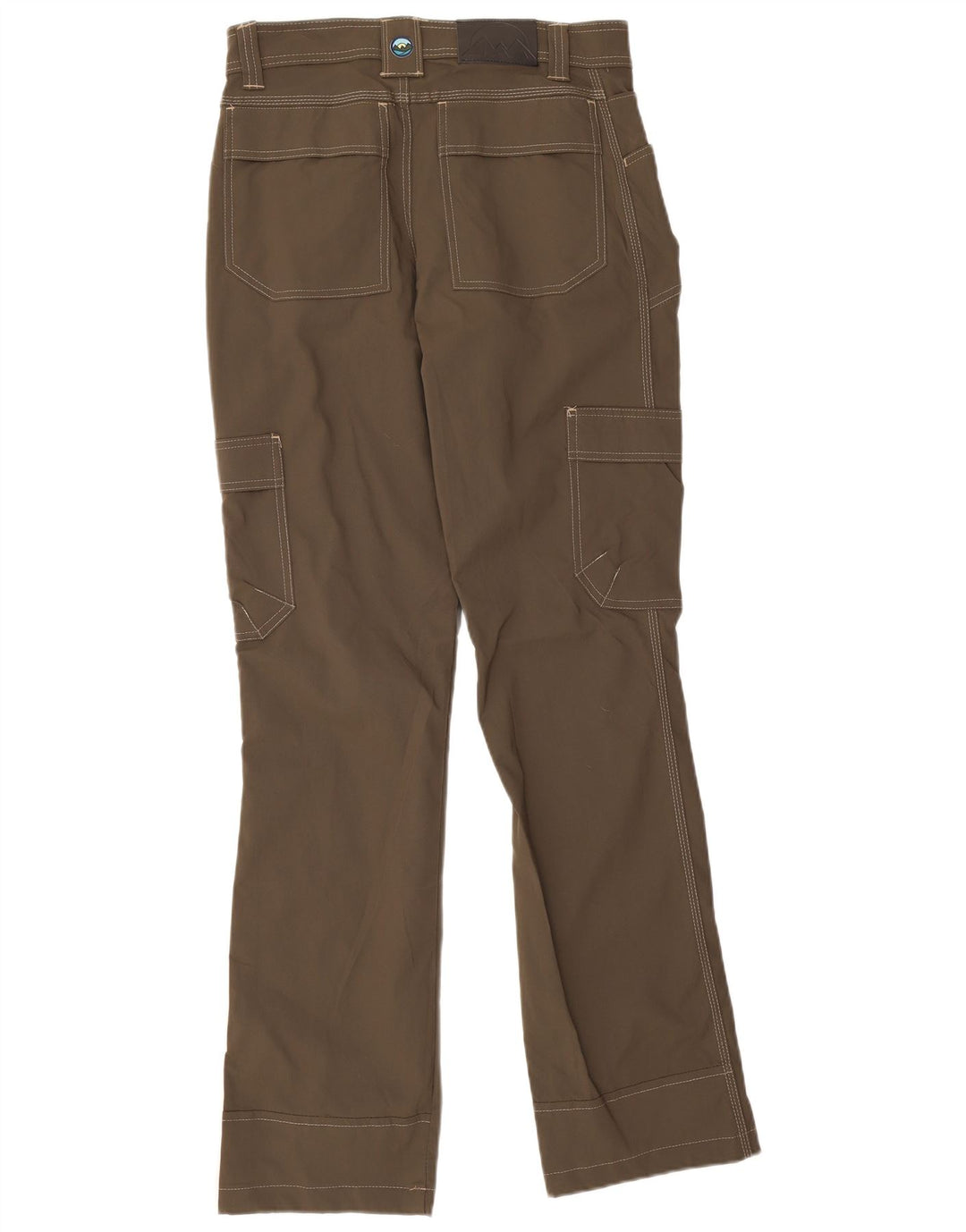 Wrangler Calça Cargo Masculina Reta W30 L34 Marrom Nylon