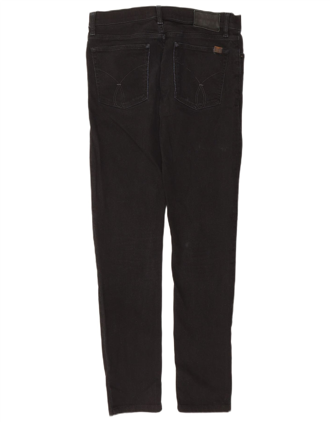 CALVIN KLEIN Mens Jeans Slim W30 L31 Algodão Preto