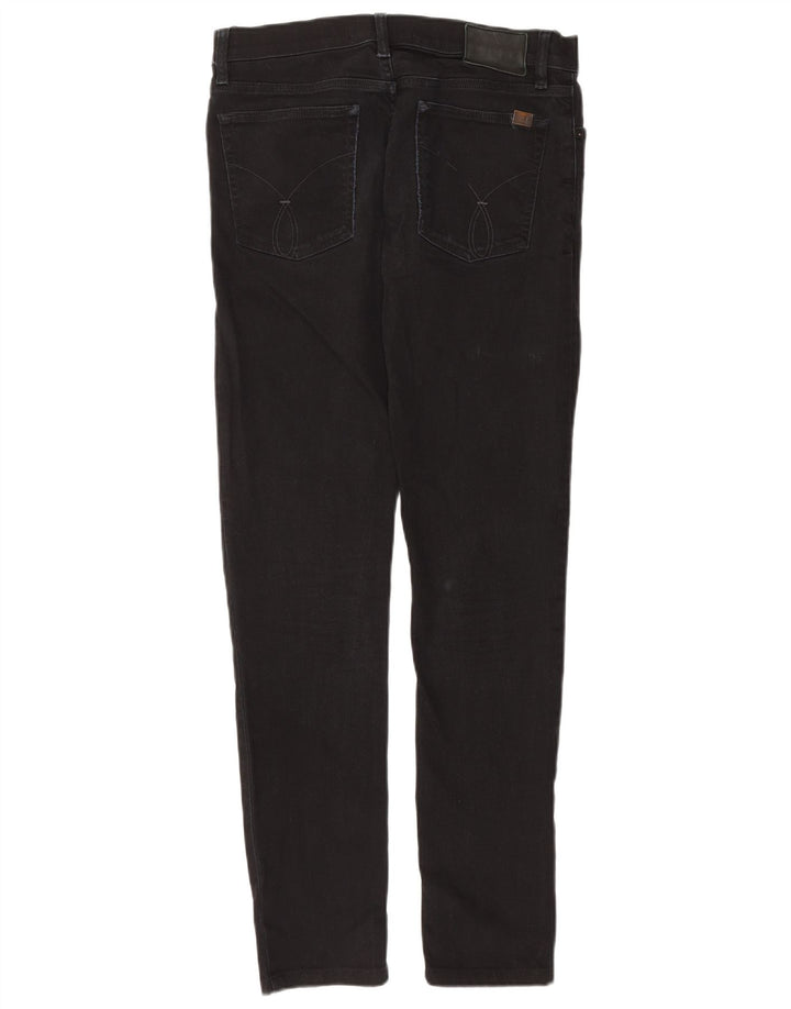 CALVIN KLEIN Mens Jeans Slim W30 L31 Algodão Preto