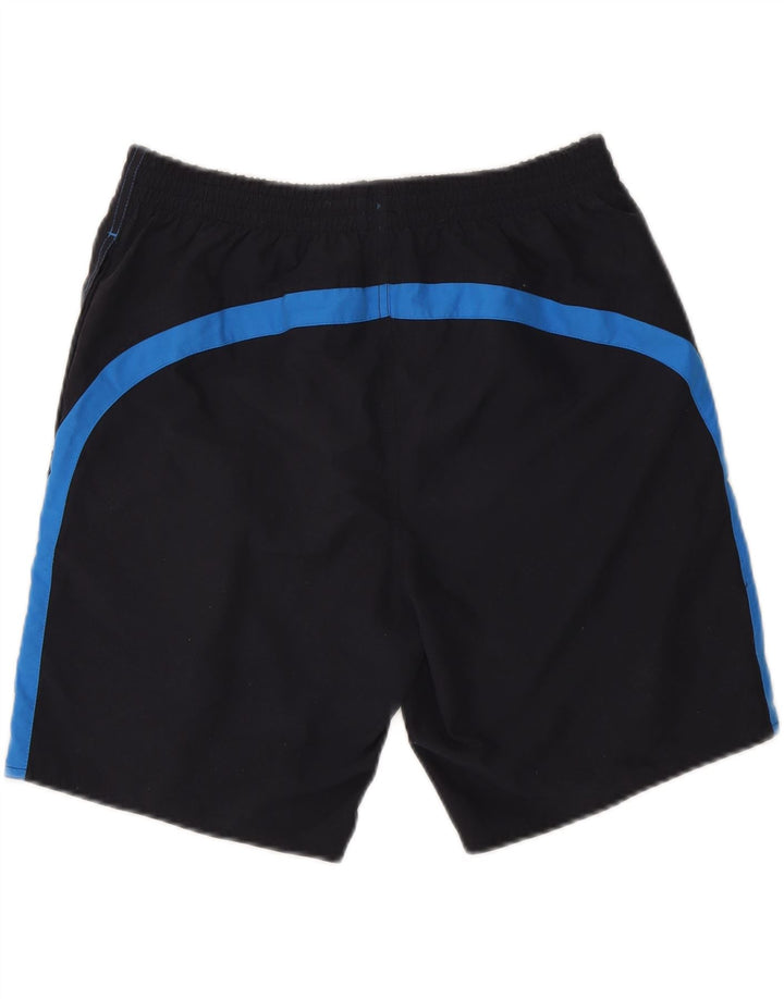 Shorts de natação masculino Speedo médio azul marinho Colourblock poliéster