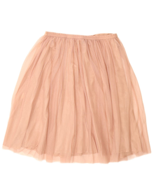 Saia tutu feminina de cintura alta ZARA grande W30 rosa