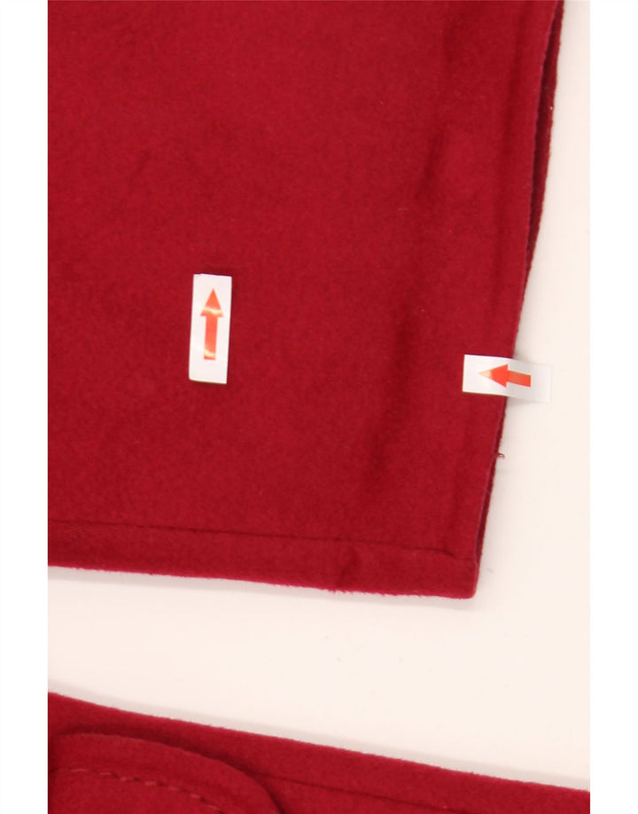 Sobretudo oversized feminino vintage IT 53 2XL lã vermelha