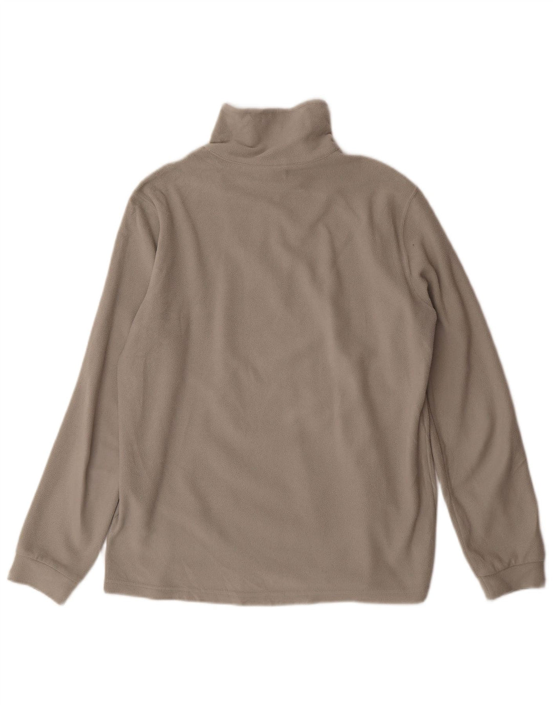 Jumper de lã masculino Champion com zíper e gola pequena em poliéster cinza