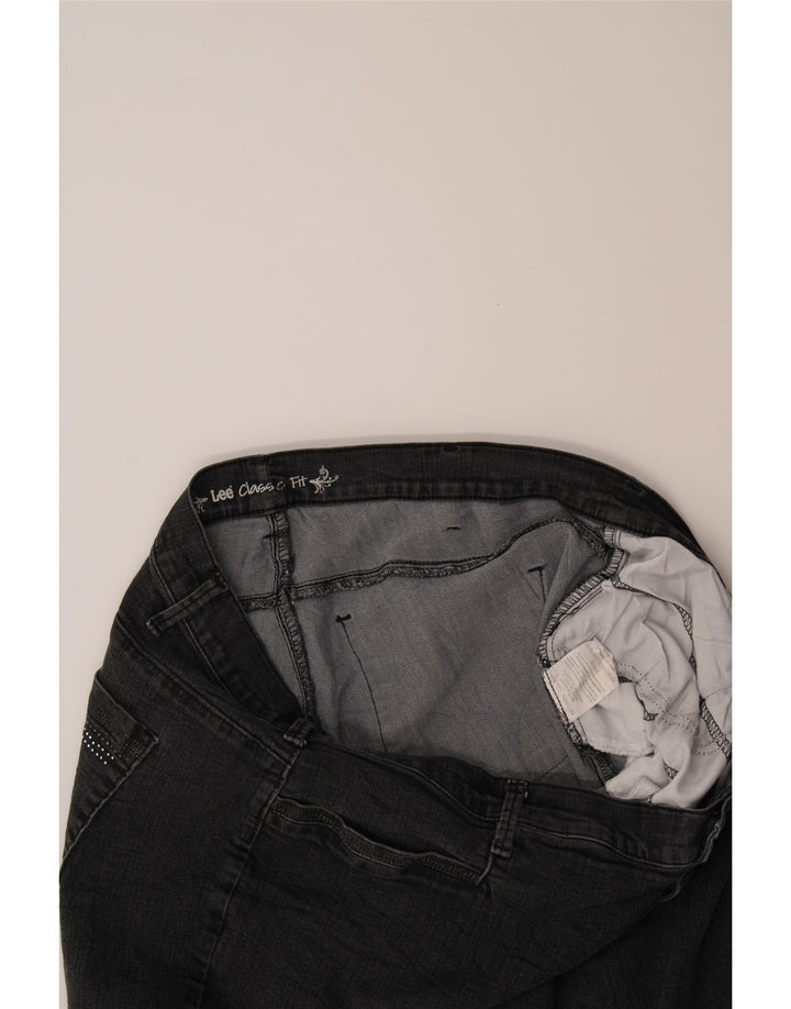 LEE Womens Classic Fit Bermuda Denim Shorts US 22 3XL W44 Grey Cotton Vintage Lee and Second-Hand Lee from Messina Hembry 