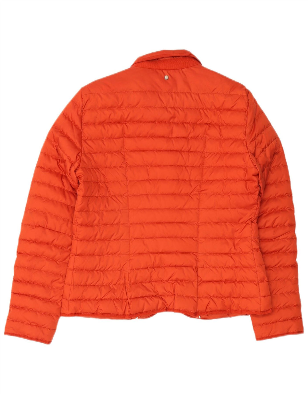 Jaqueta acolchoada feminina Massimo Dutti UK 16 grande laranja