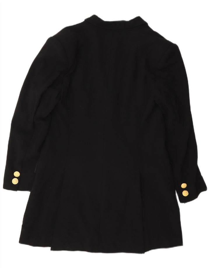 Jaqueta blazer feminina Ratti Longline com 3 botões IT 44 lã preta média