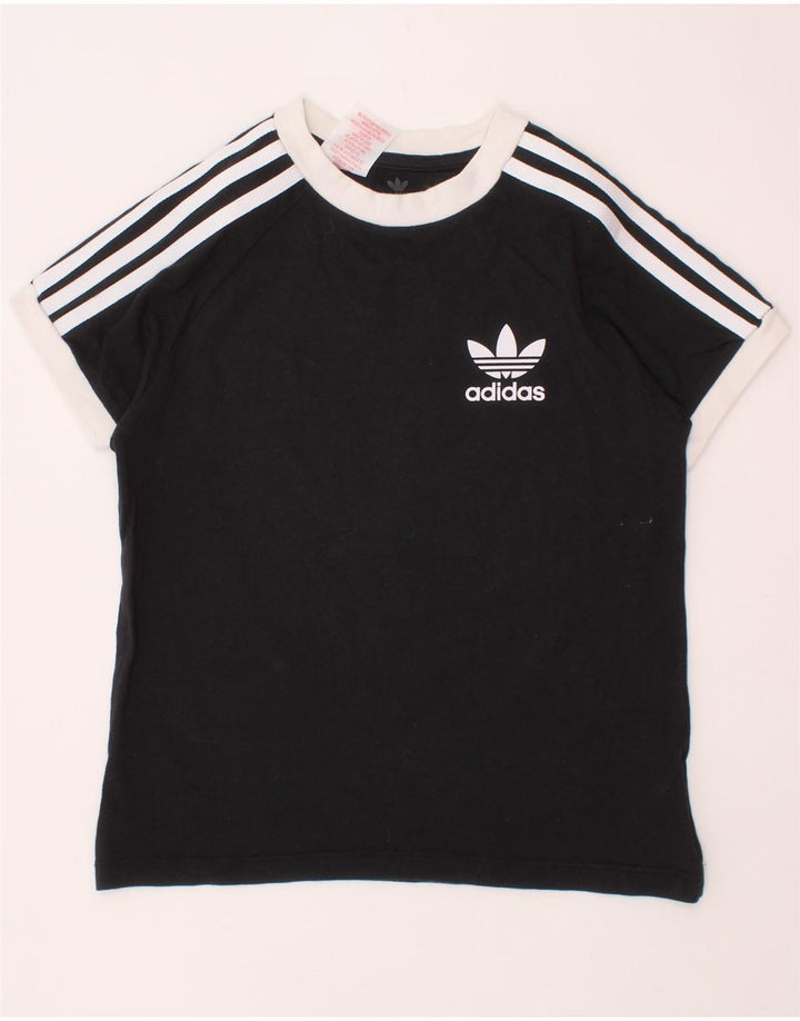Camiseta Adidas Menino 7-8 Anos XS Preto Algodão