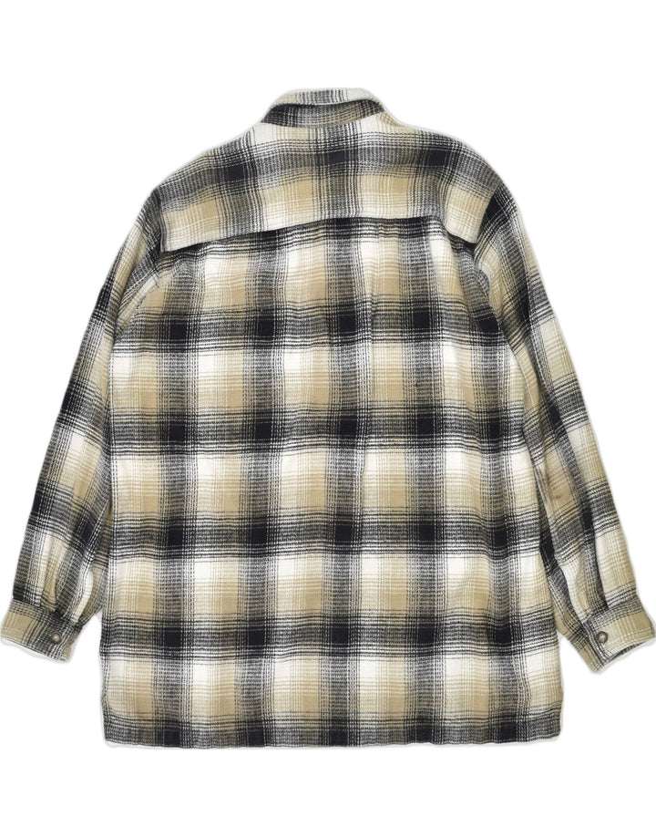 LEVI'S Mens Flannel Shirt XL Multicoloured Check Cotton Vintage Levi's and Second-Hand Levi's from Messina Hembry 