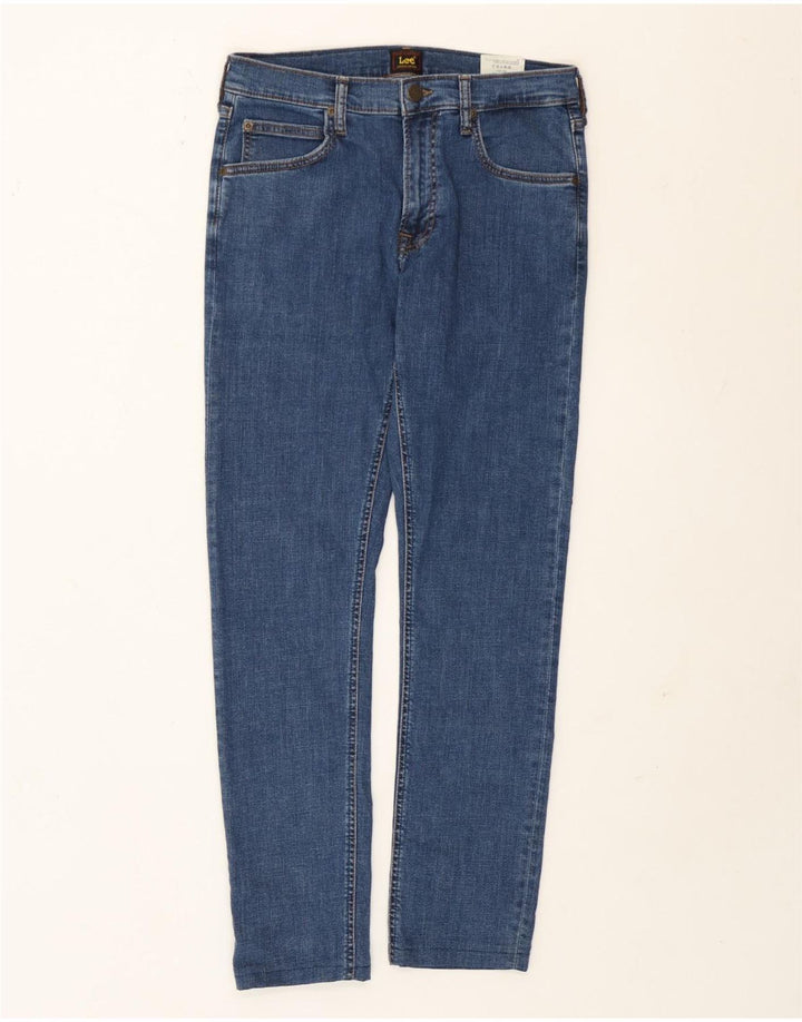 Lee Mens Luke Slim Jeans W29 L29 Azul Algodão