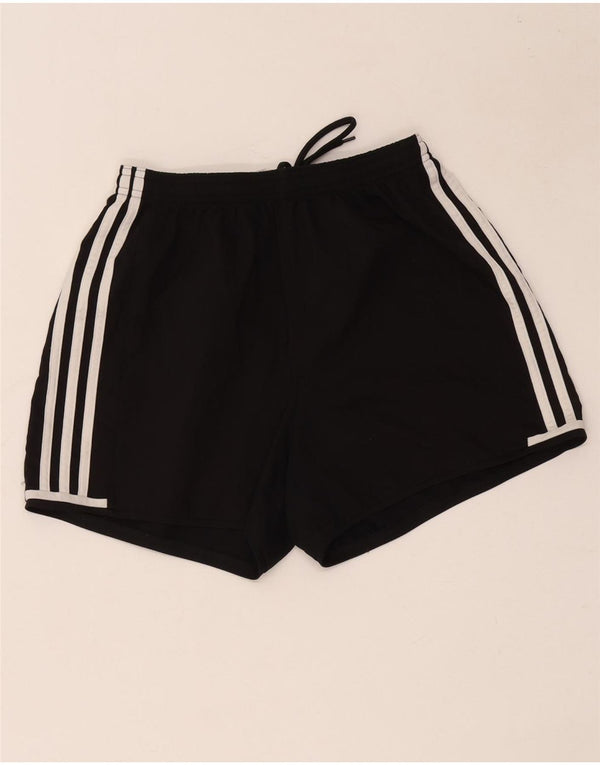 Adidas Womens Climalite Sport Shorts UK 8/10 Pequeno Poliéster Preto