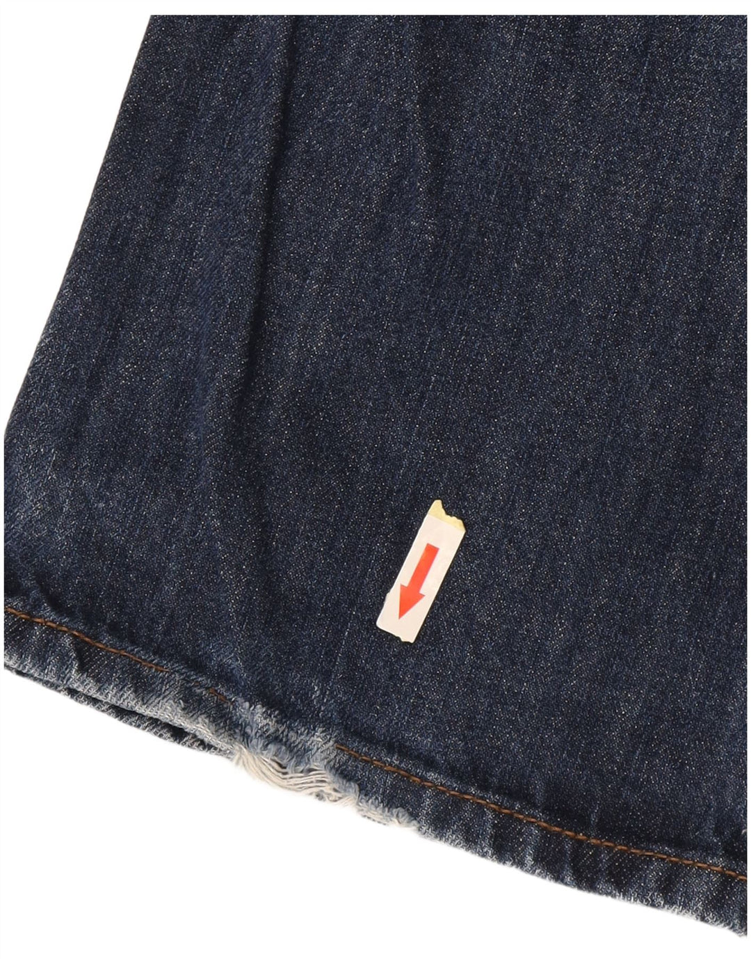 Calça jeans reta masculina Fat Face W34 L30 algodão azul marinho
