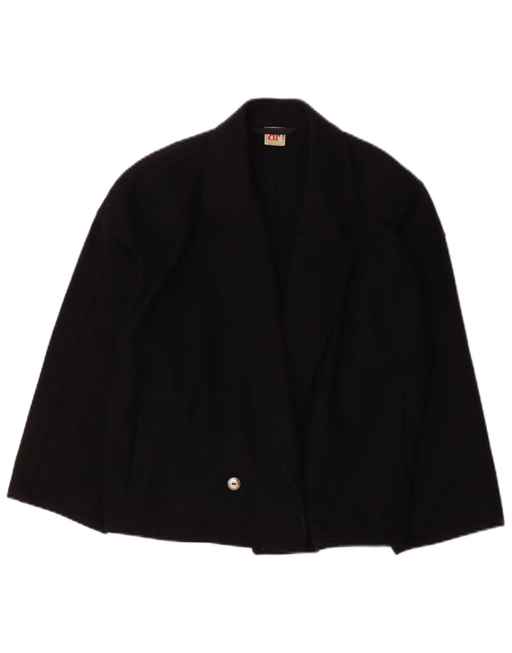 Belfe & Jaqueta blazer feminina oversized manga 3/4 IT 42 azul marinho médio