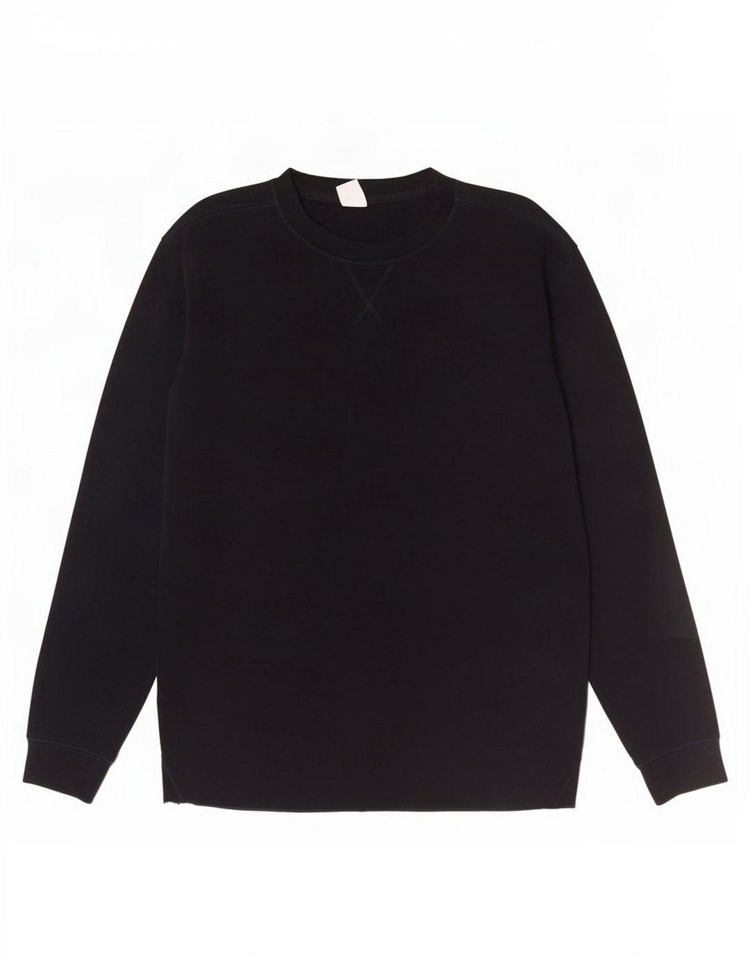 Zara Top masculino manga comprida médio algodão preto