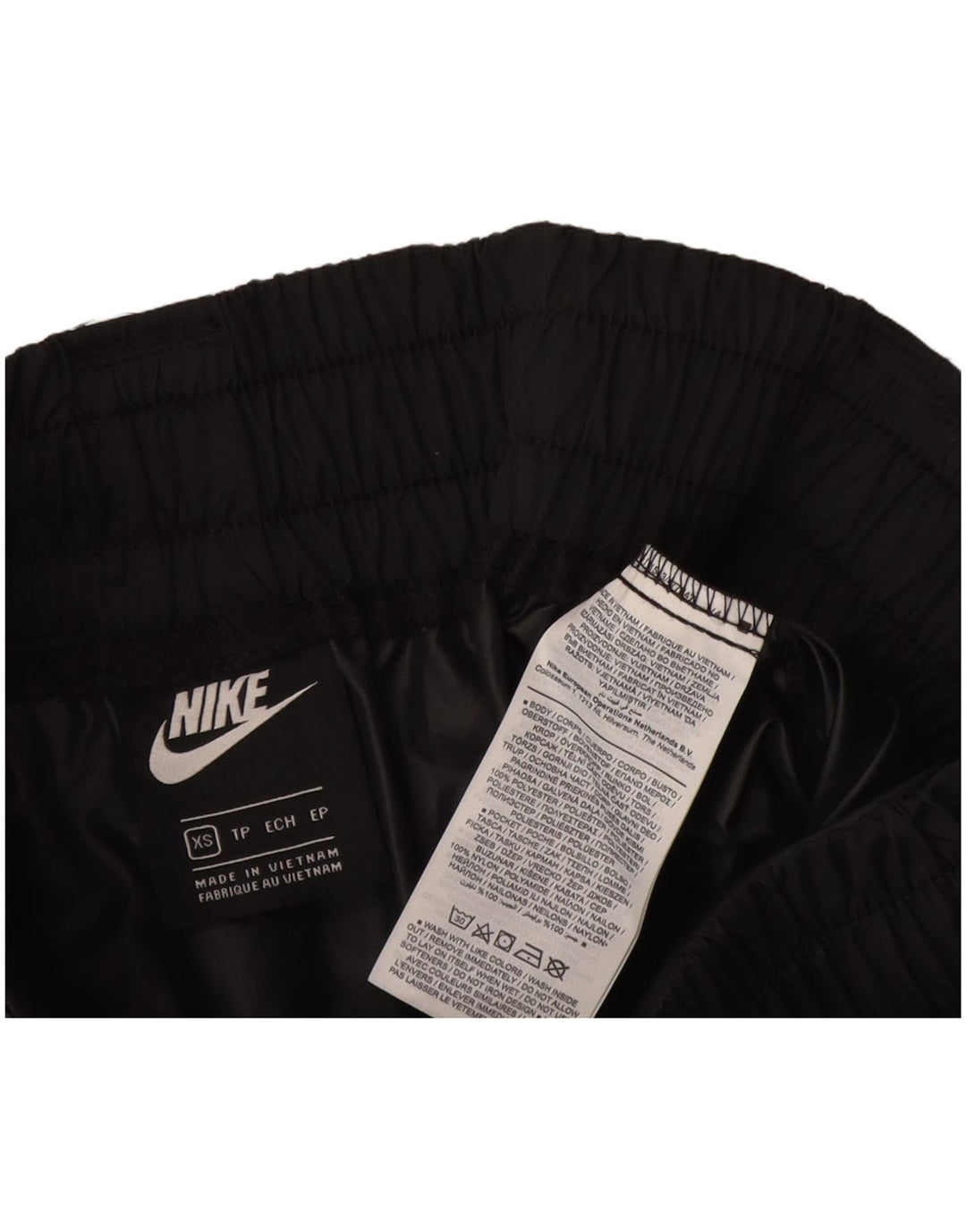 Shorts esportivos femininos Nike UK 6 XS preto poliéster