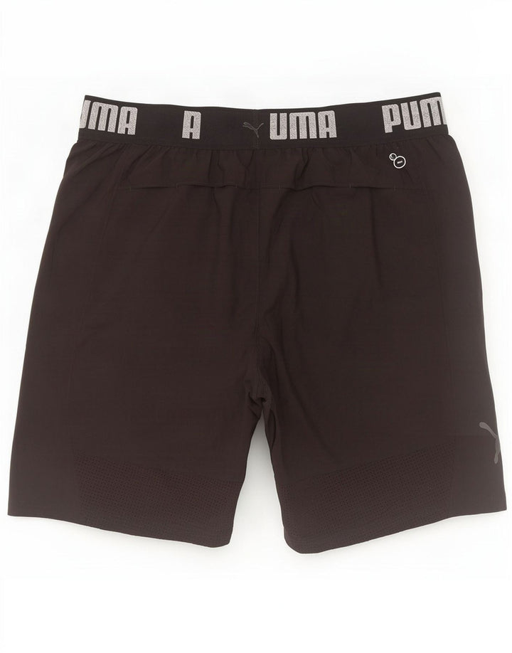 Puma Mens Graphic Sport Shorts Grande Poliéster Preto