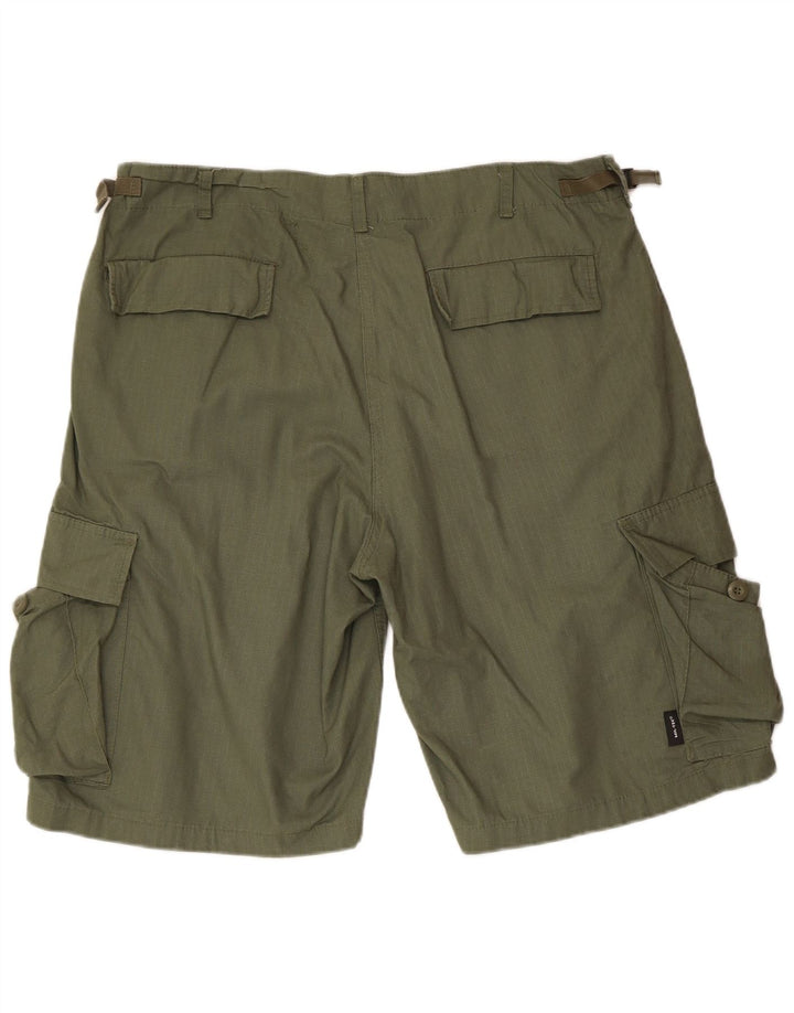 Shorts cargo masculino Mil-Tec XL W38 algodão verde