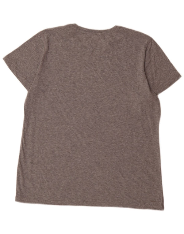 Camiseta feminina Adidas UK 18 XL cinza algodão