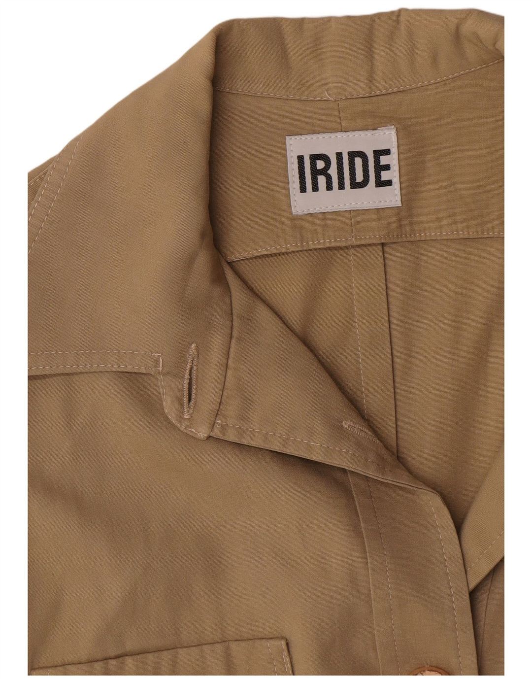 Colete utilitário feminino vintage UK 12 médio cáqui