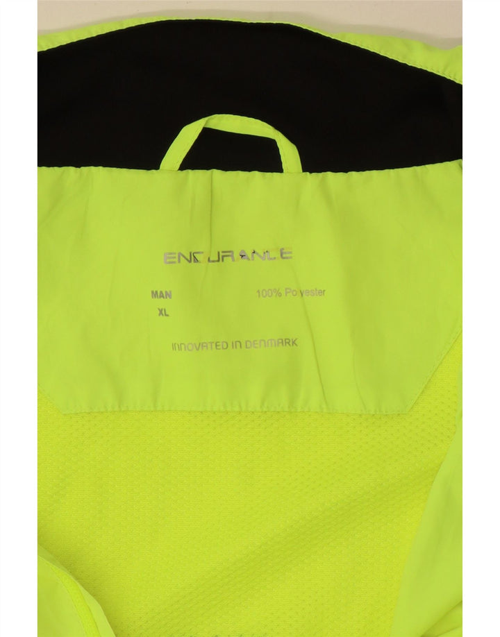 Jaqueta corta-vento masculina Endurance Graphic Bomber UK 42 XL verde esportiva