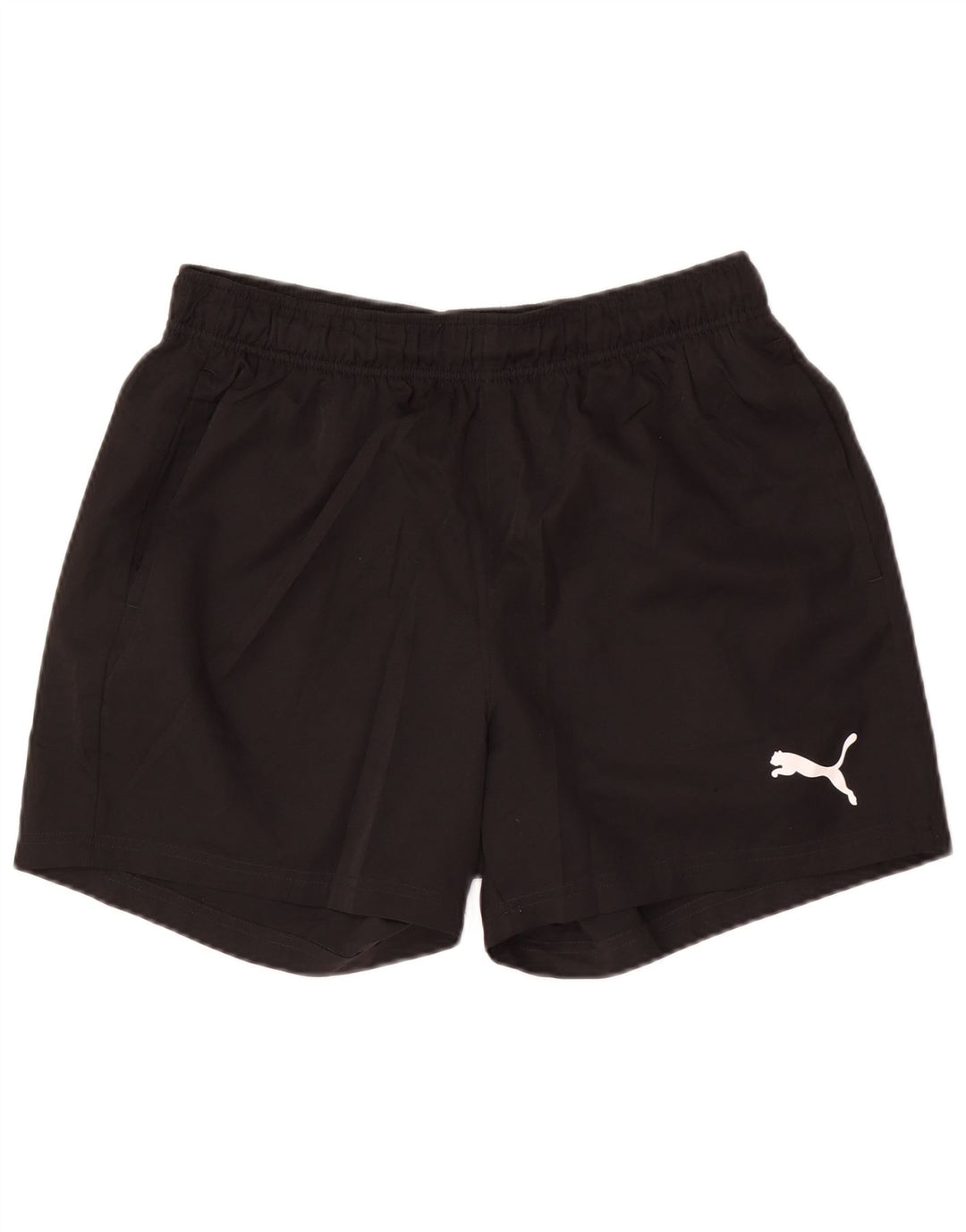 Shorts esportivos masculinos Puma grande poliéster preto