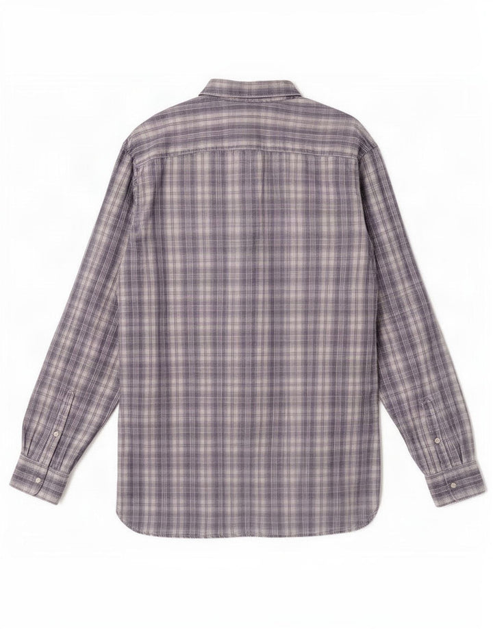 Camisa masculina Regular Fit Timberland 2XL algodão xadrez cinza