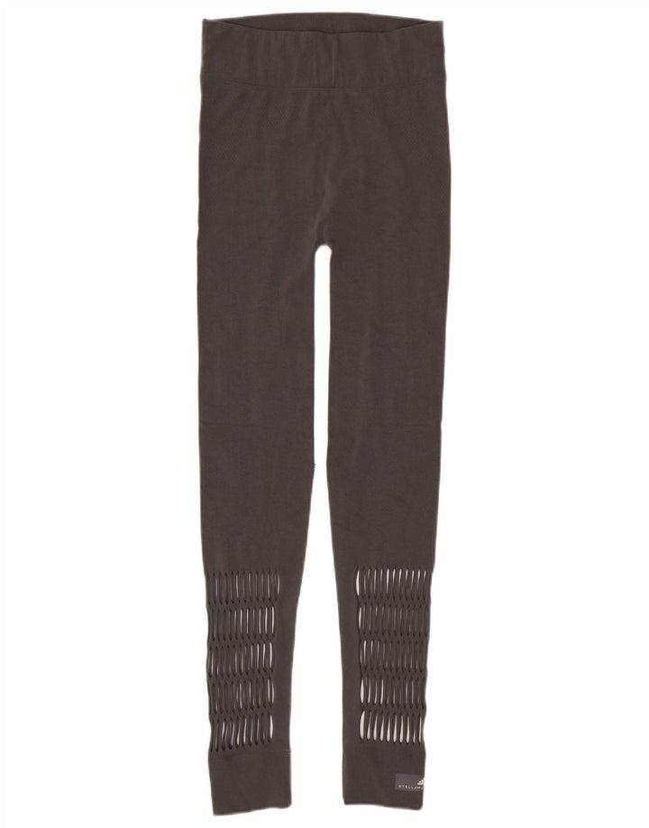 Adidas Womens Stella McCartney Graphic Leggings Reino Unido 14 Grande Cinza Poliamida