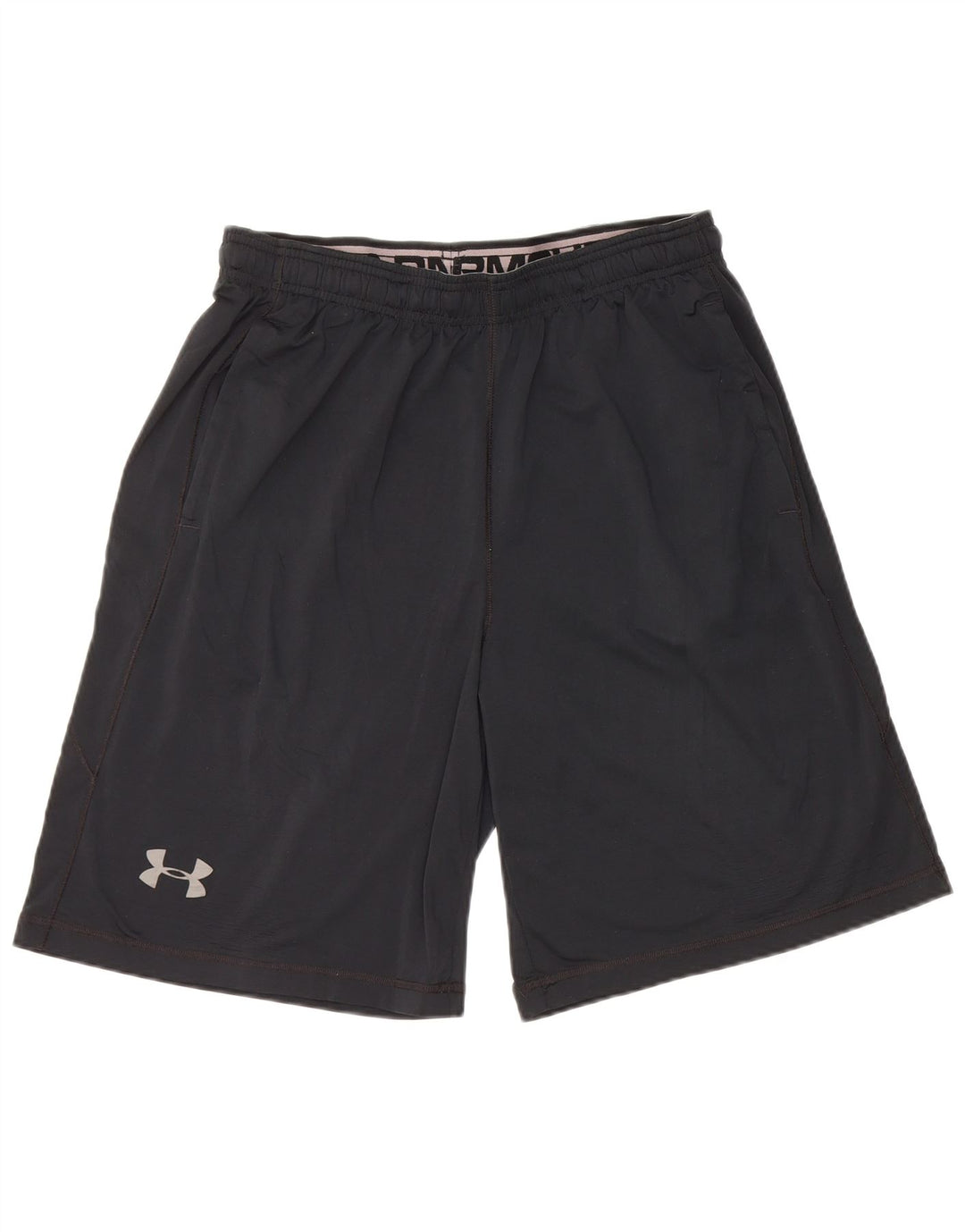 Shorts esportivos masculinos UNDER ARMOUR grandes pretos