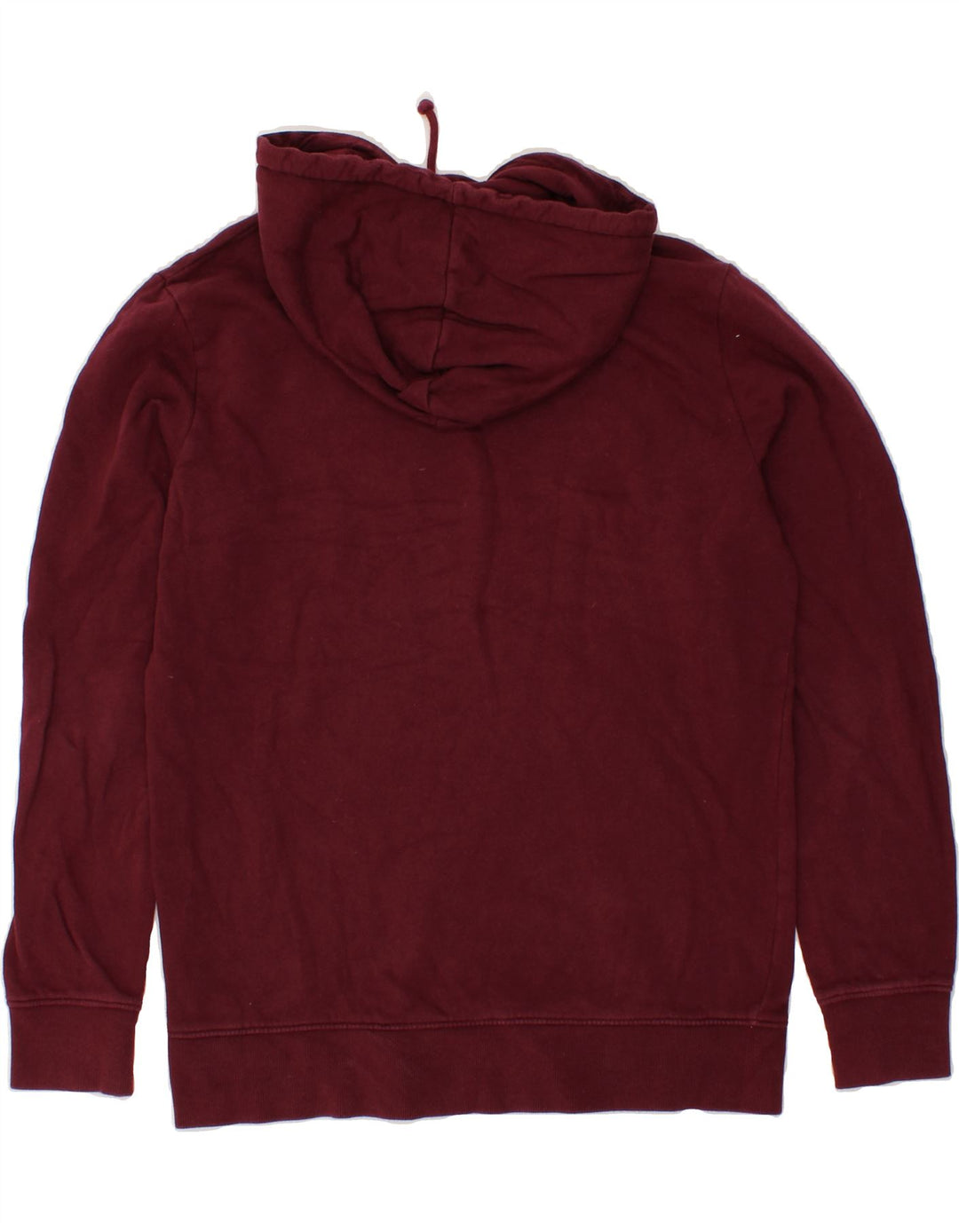 JACK & JONES Mens Graphic Hoodie Jumper Large Burgundy Cotton Vintage Jack & Jones and Second-Hand Jack & Jones from Messina Hembry 