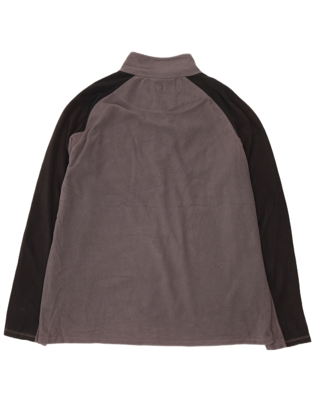 MOUNTAIN WAREHOUSE Suéter masculino de lã com zíper e gola 2XL cinza bloco colorido