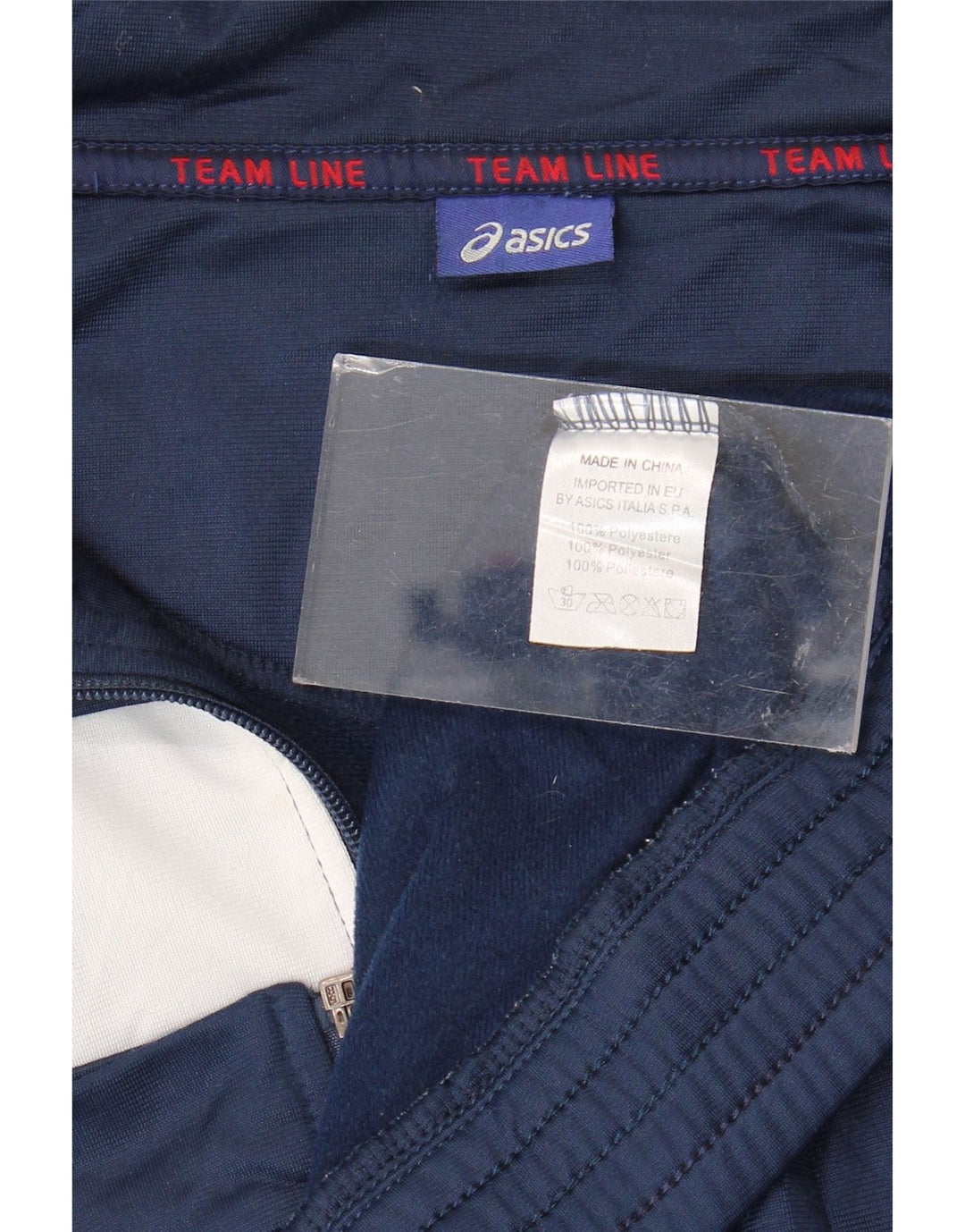 Asics Mens Tracksuit Top Jacket 2XL Azul marinho Colourblock Poliéster