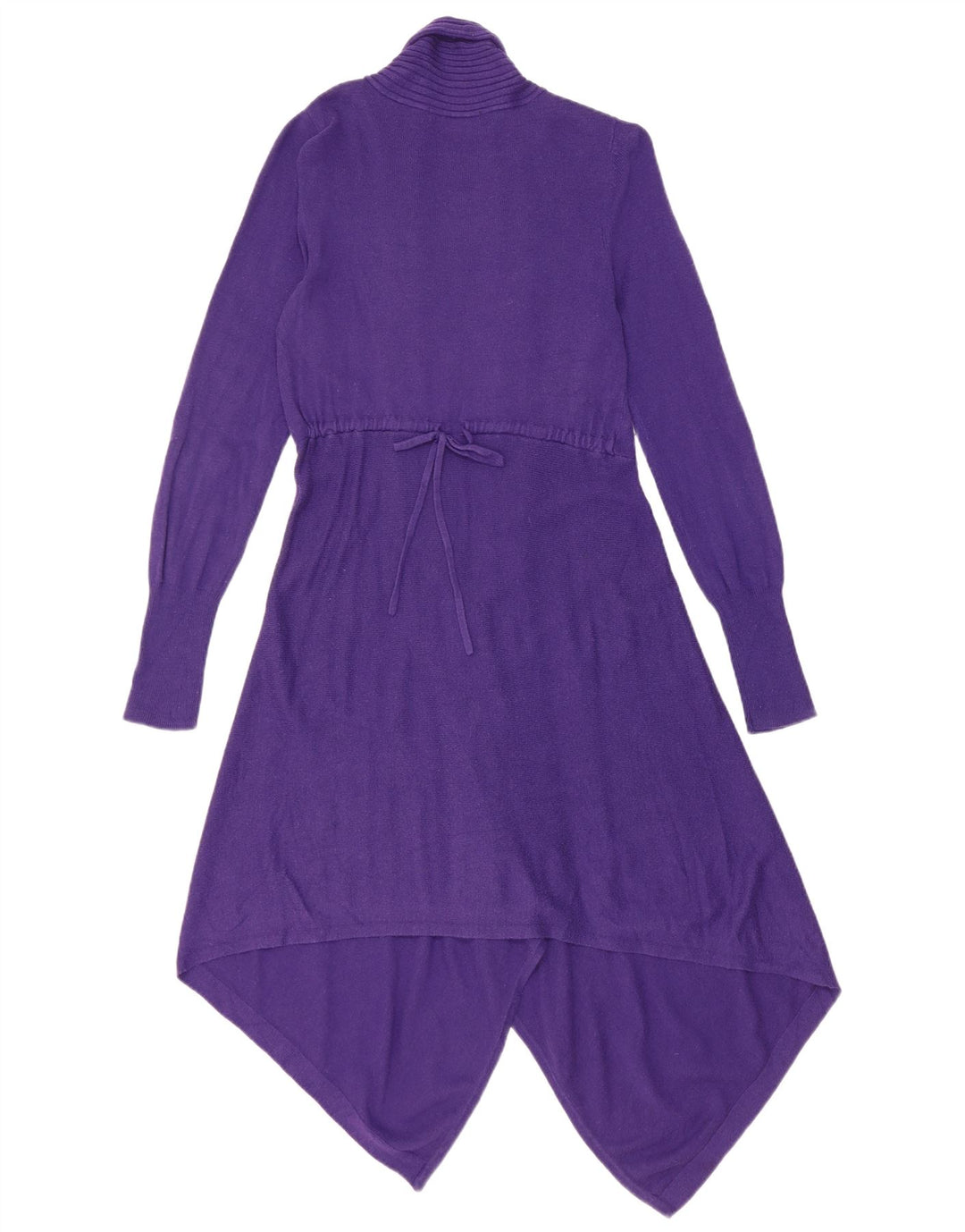 Suéter feminino Marks & Spencer Longline Open Cardigan Reino Unido 8 Pequeno Roxo