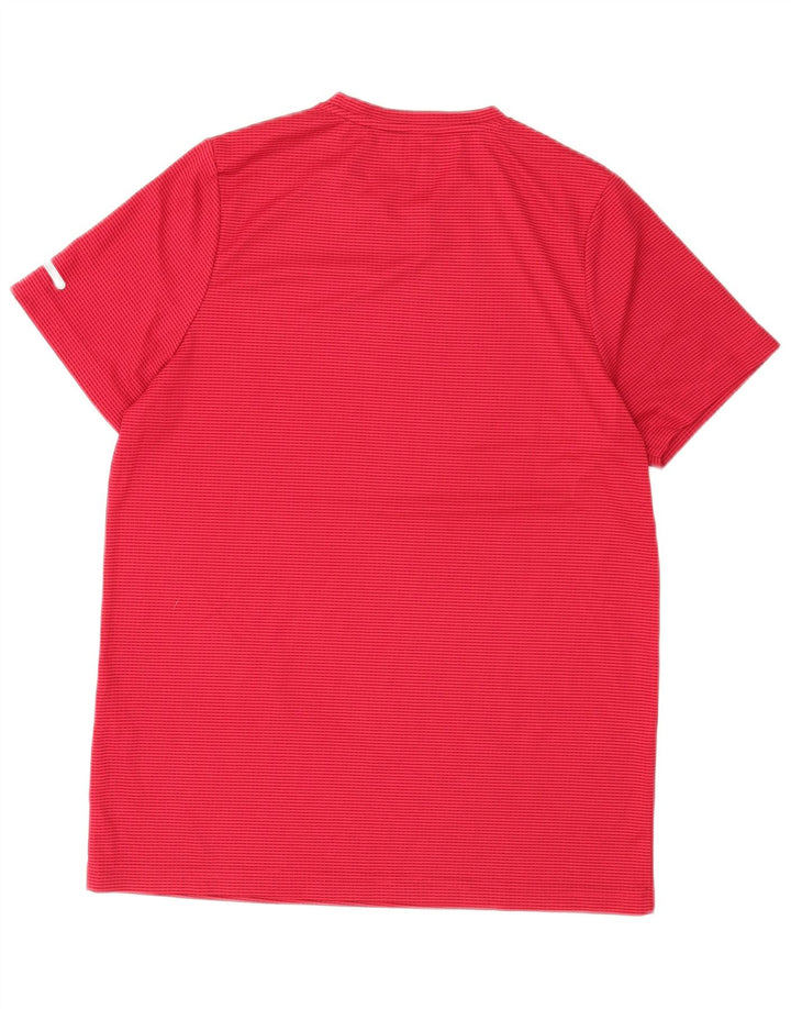 Ellesse Camiseta Masculina Top Pequeno Poliéster Listrado Vermelho