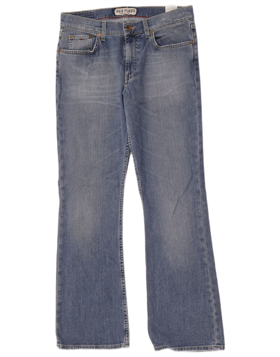 Jeans feminino Tommy Hilfiger queimado W31 L30 azul algodão