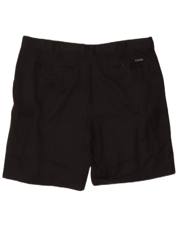 Shorts cargo masculino Izod Classics W42 2XL poliéster preto