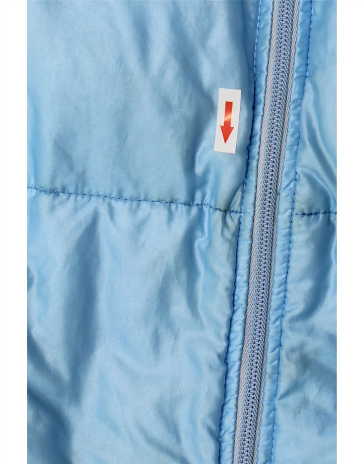 Jaqueta acolchoada masculina vintage UK 38 azul médio