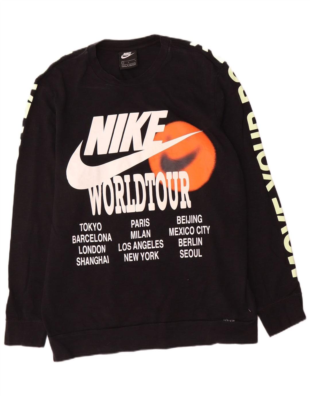 Moletom Nike Masculino Graphic Regular Fit Suéter Grande Algodão Preto