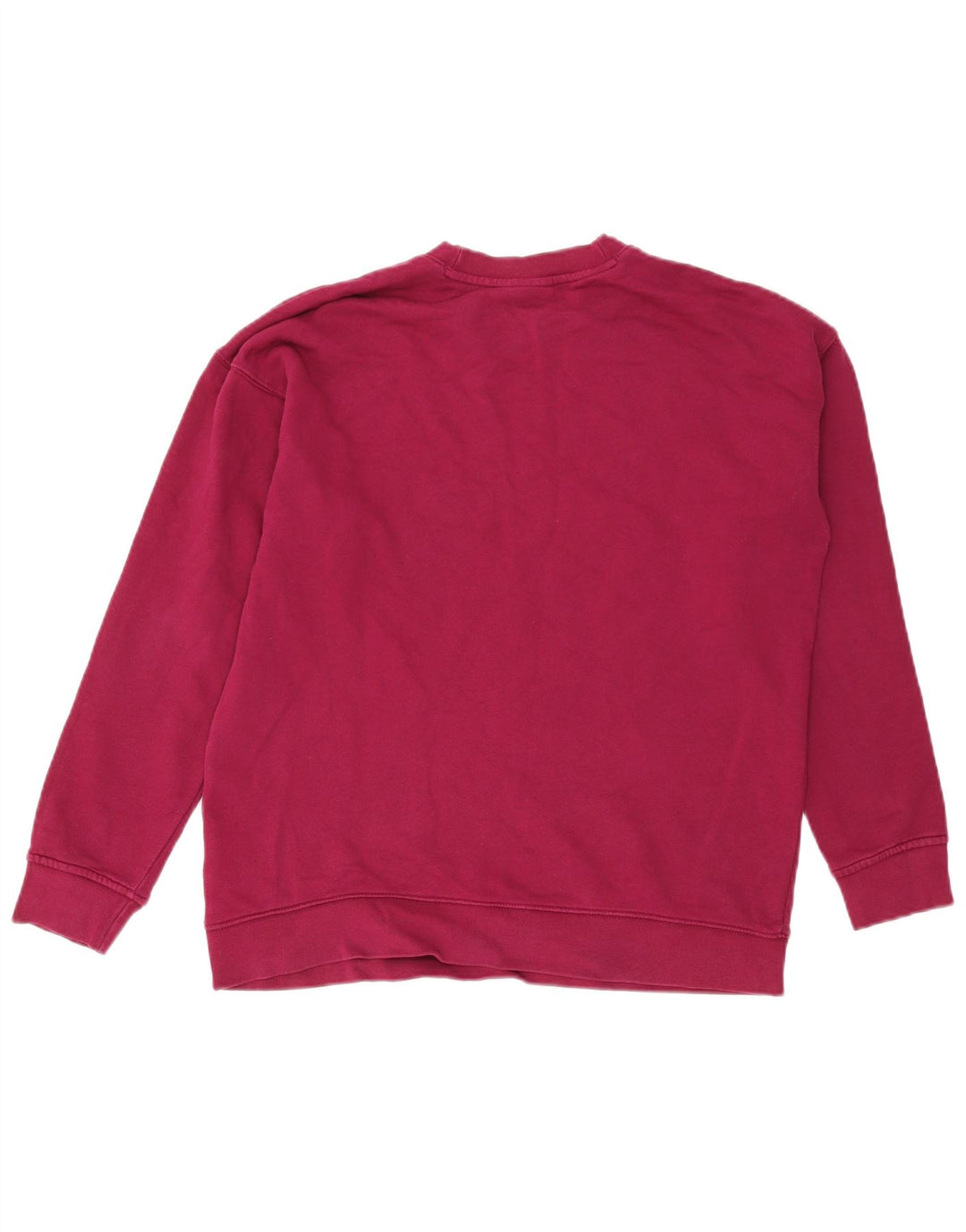 Adidas feminino gráfico oversized moletom jumper reino unido 12 médio borgonha