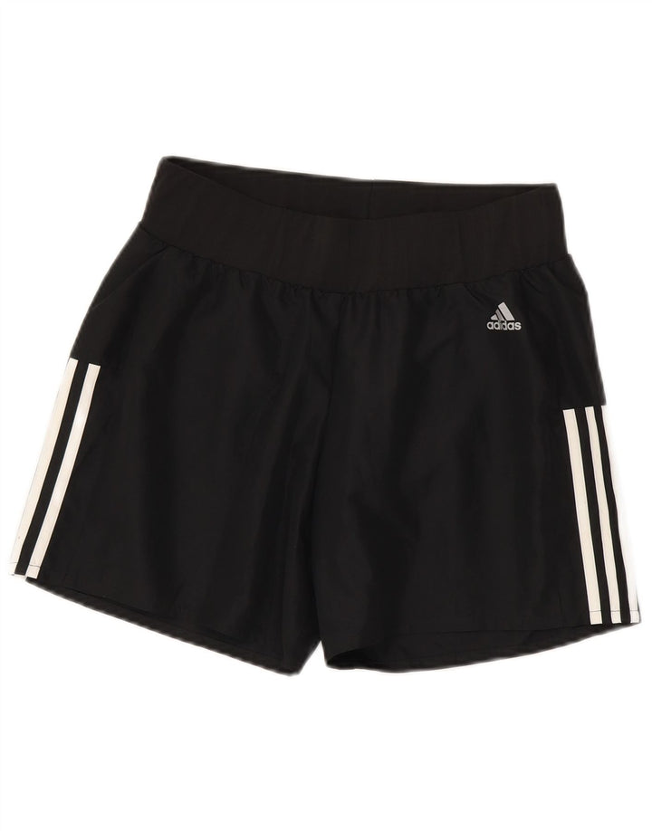 Shorts esportivos femininos Adidas UK 10 pequeno poliéster preto