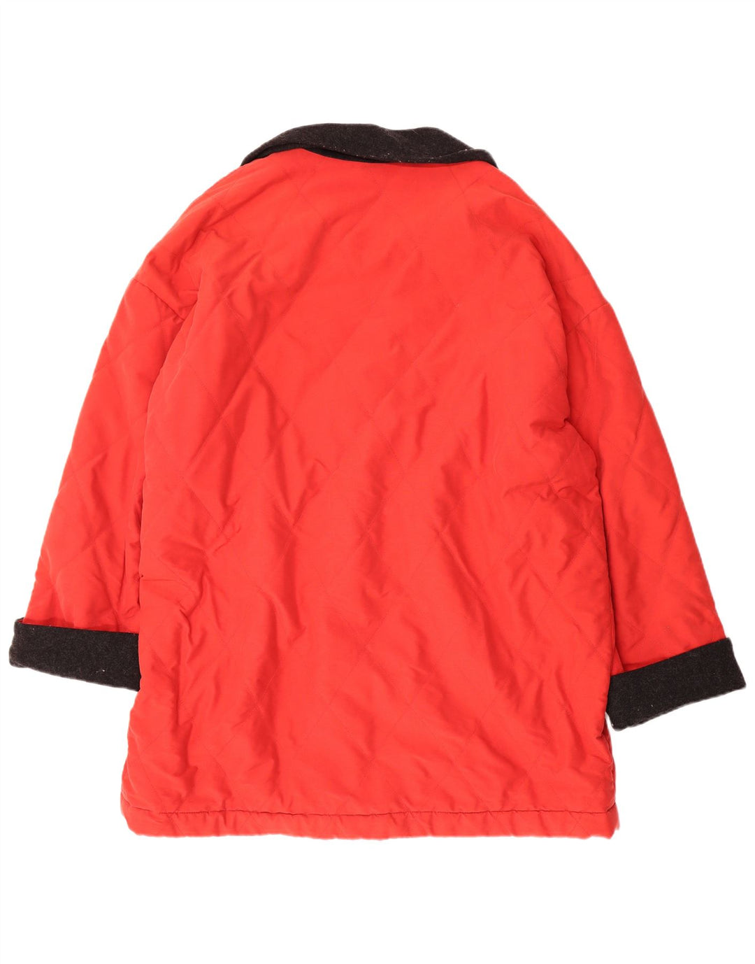 Sobretudo feminino VINTAGE oversized EU 42 grande vermelho