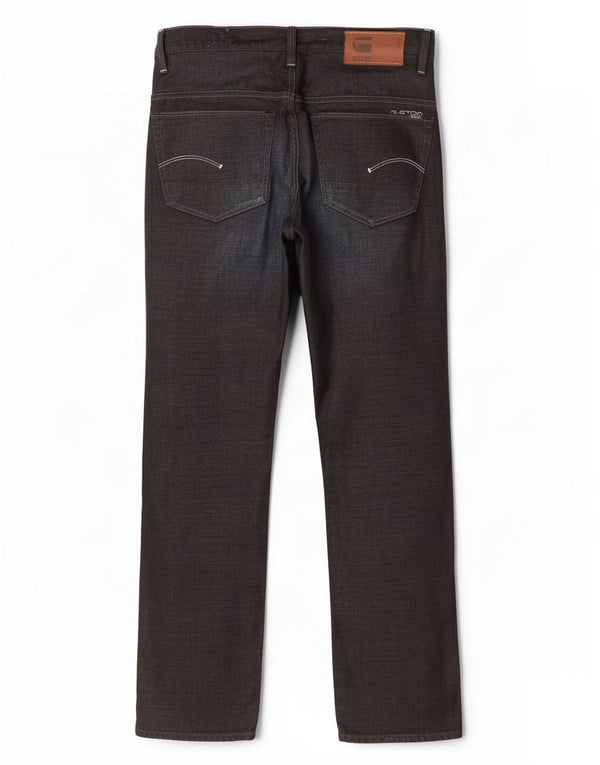 G-Star masculino 3301 jeans retos W33 L34 algodão azul marinho