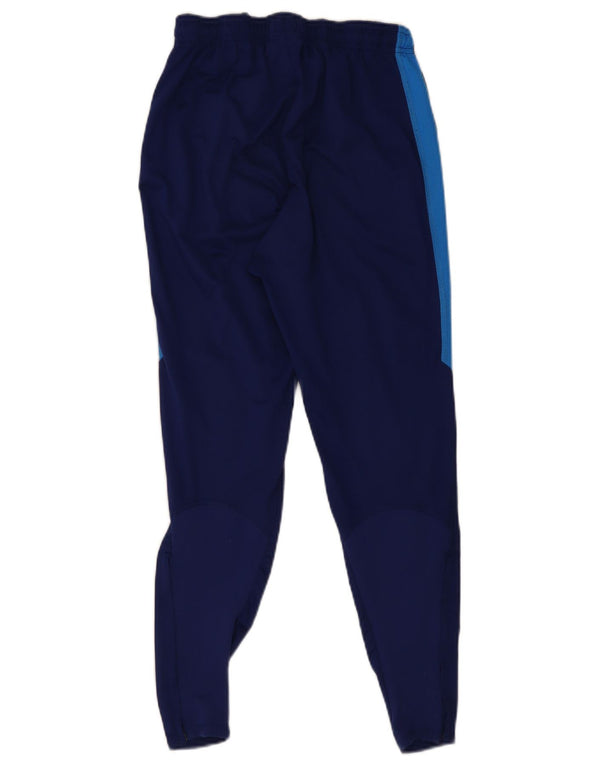 Nike Mens Dri Fit Calças de treino Joggers Pequeno Azul Colourblock