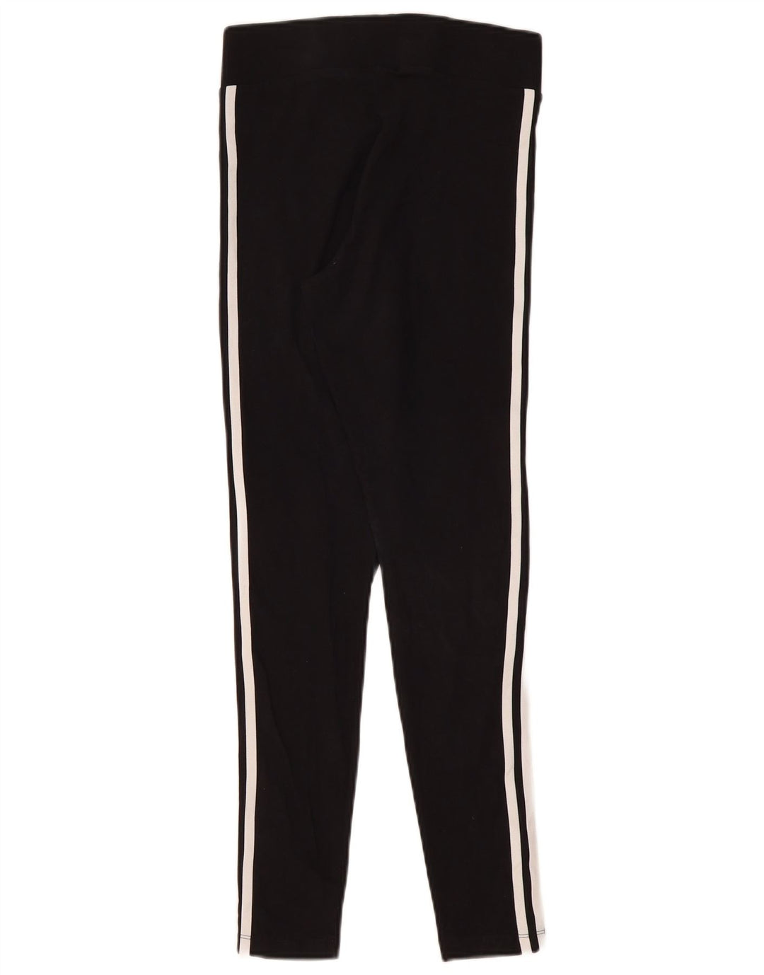 Leggings Adidas Femininas UK 10 Pequenas Algodão Preto